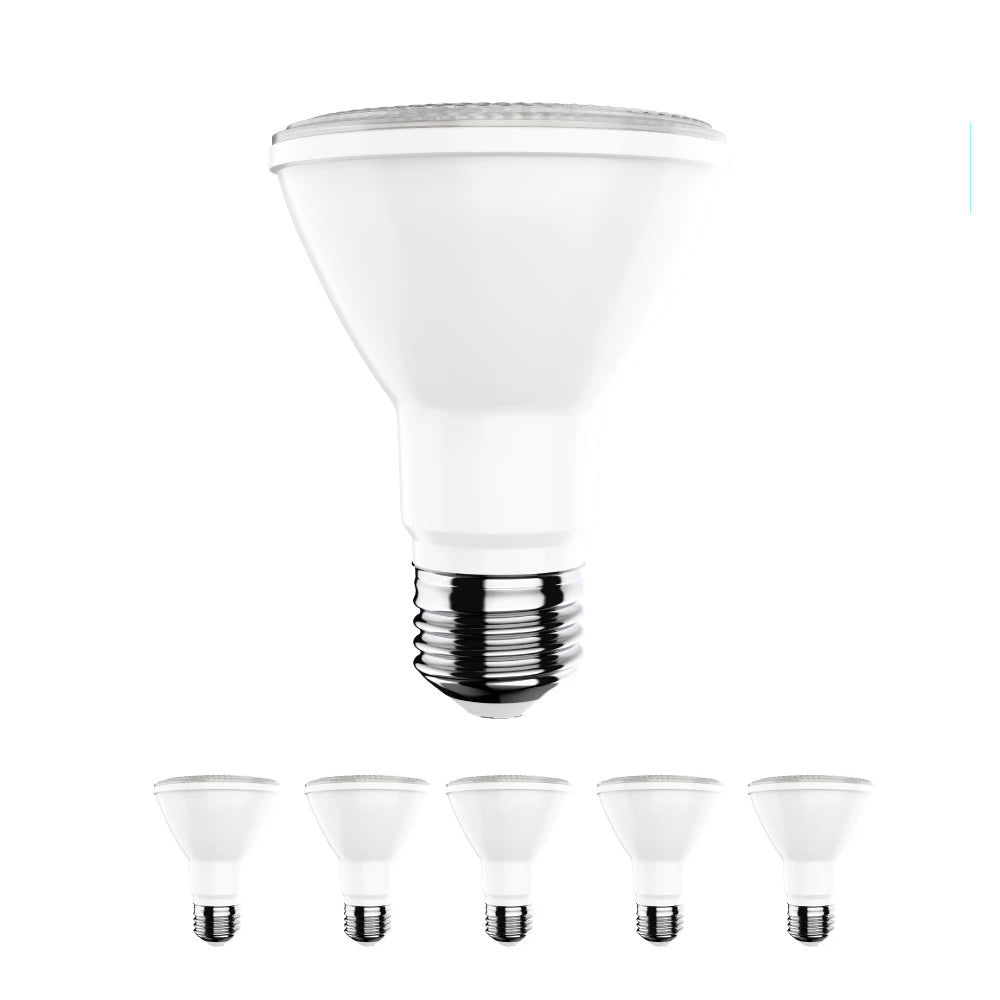 LED PAR20 Light Bulb 8 Watt 525 Lumens - 5000K - High CRI 90+E26 Base - LEDMyPlace