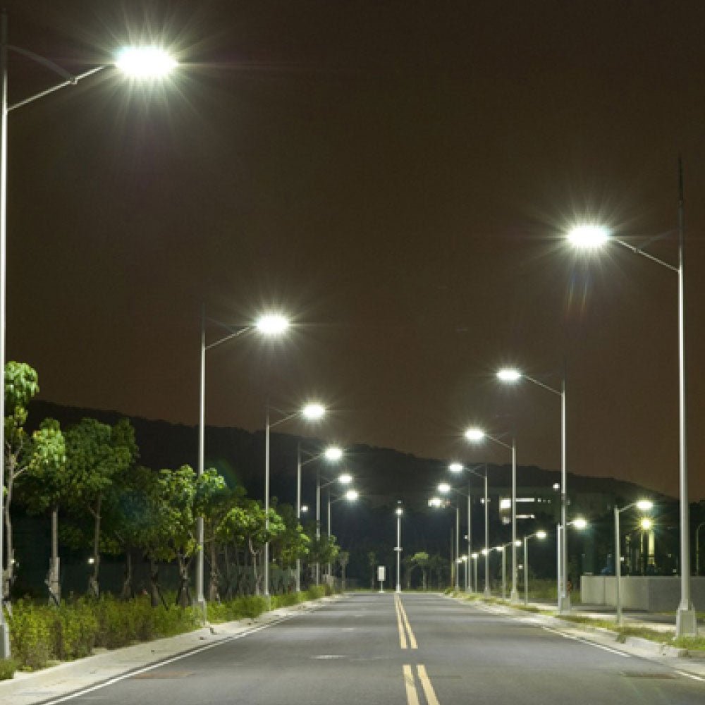 LED Pole Light with Photocell & Motion Sensor, 150W/120W/100W Wattage Adjustable, 5700K,133 LM/W, IP65, AC120 - 277V, Bronze, Universal Mount, Parking Lot Lights Outdoor Commercial Area Street Lighting, Gen14B - LEDMyPlace