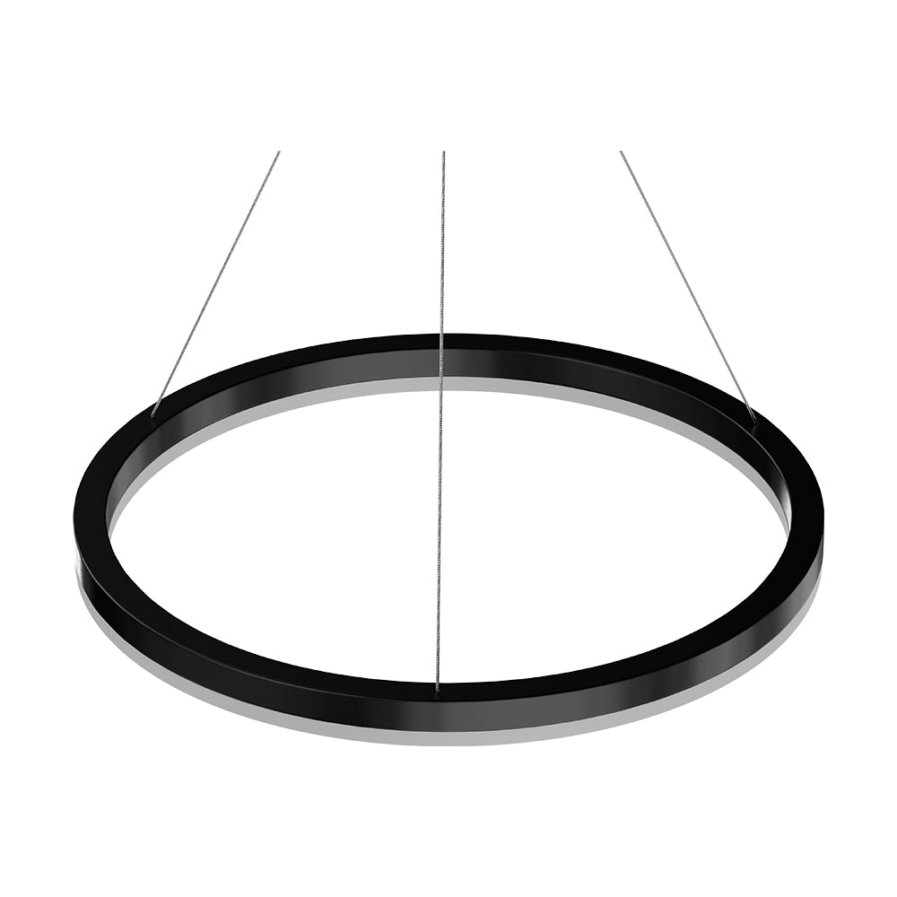 LED Ring Chandelier, 1 - Ring, 38W, 3000K, 1512LM, Dimmable, Diameter 23.6''×71'' - LEDMyPlace