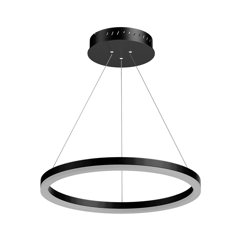 LED Ring Chandelier, 1 - Ring, 38W, 3000K, 1512LM, Dimmable, Diameter 23.6''×71'' - LEDMyPlace