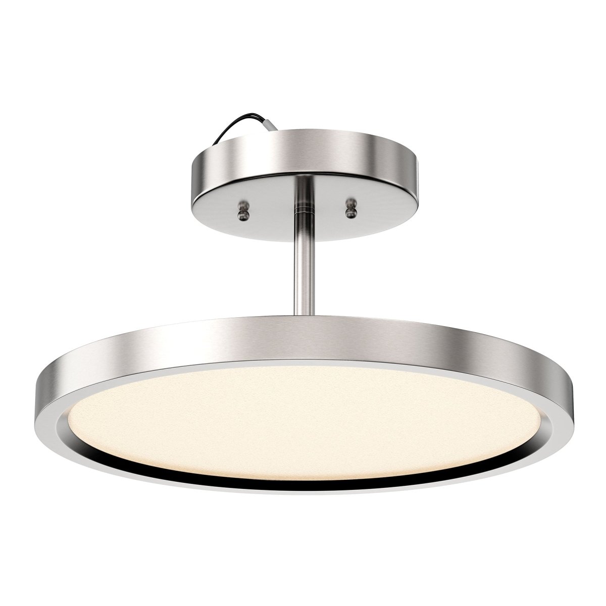 LED Semi - Flush Mount Light, 28W, 1950 Lumens, Dimmable, Round Close To Ceiling Lights - LEDMyPlace