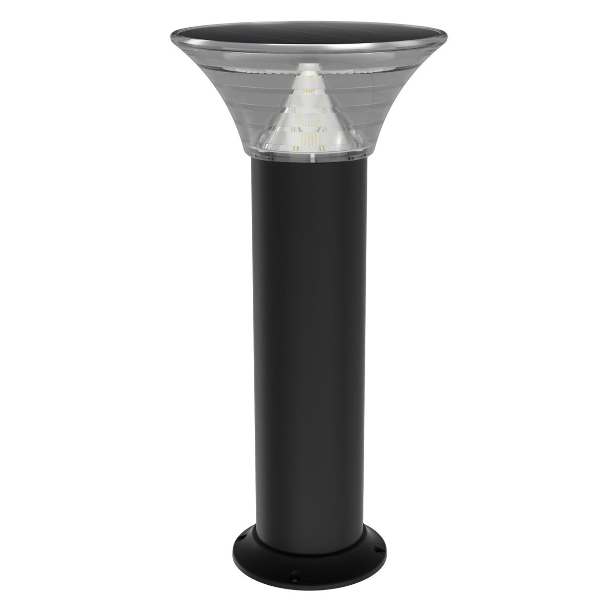 LED Solar Bollard Lights, 1.5W, 220LM, CCT Changeable: Warm White/Cool White, Solar Pathway Lights, IP65 Waterproof, Auto ON/Off, Solar Garden Lights Outdoor - LEDMyPlace