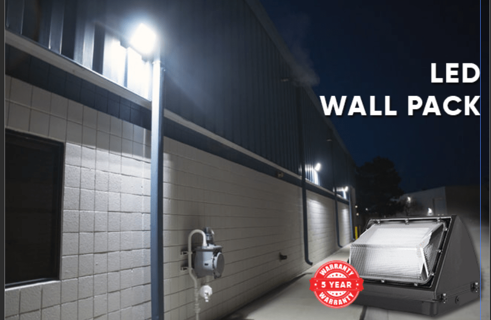 LED Wall Pack Light without Photocell 80W 5700K Forward Throw, IP65 Waterproof, 10400LM, UL, DLC Certified, Outdoor Commercial Security Light, For Porch Garage Warehouse Security Flood Lighting - LEDMyPlace