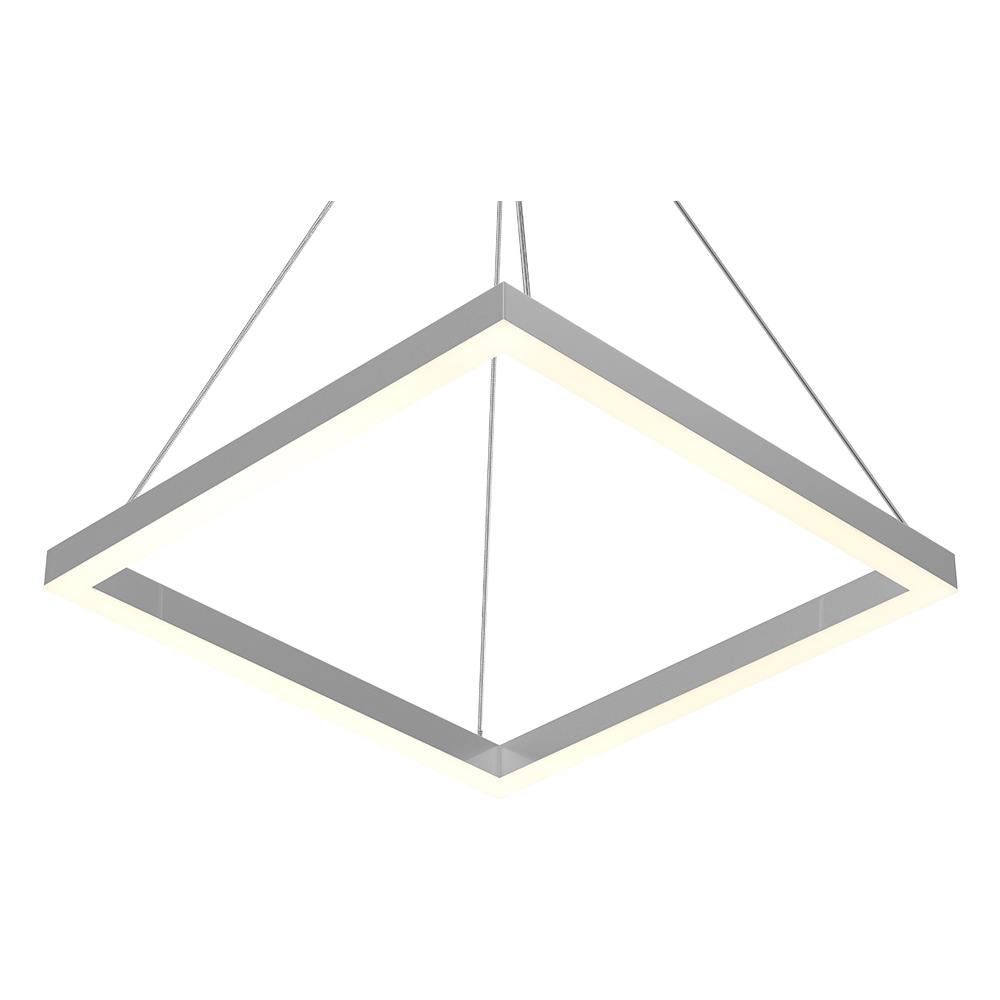 Modern 1 - Square Chandelier Lighting, 40W, 3000K,1917LM, Dimmable, Dimension : 19.7'L'×19.7'W'×55''H - LEDMyPlace