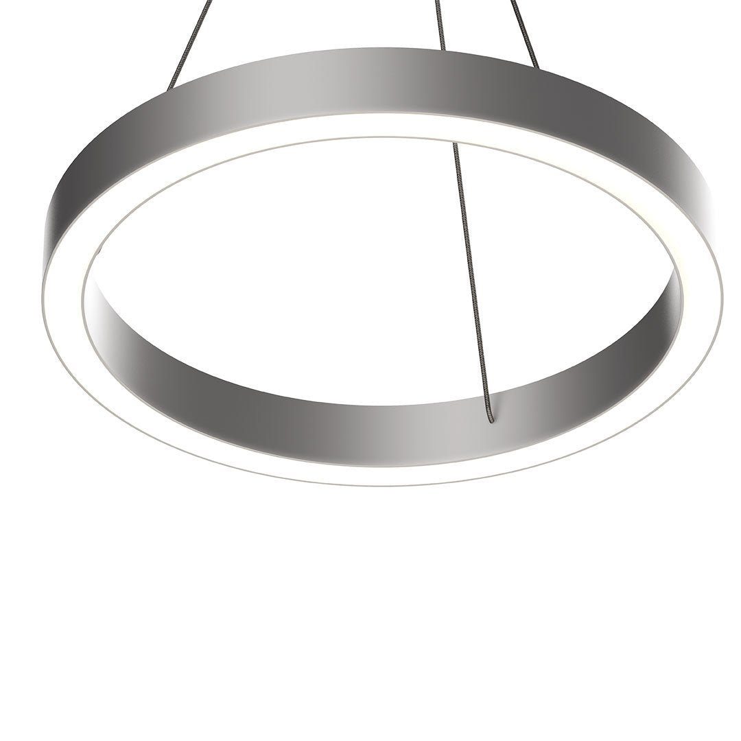 Modern Round Chandeliers with unique design Shade, 49W, 3000K, 2450LM, Dimmable, Pendant Mounting, CRI: 80+, Aluminum Body Finish - LEDMyPlace