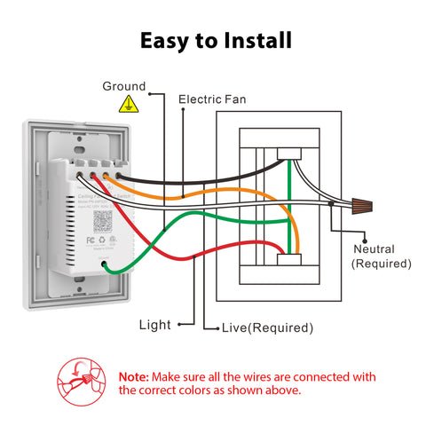 NEVA 52 inch 4 - Blade Best Smart Ceiling Fan with LED Light Kit & Best Smart Wall Switch - Silver/Chrome - LEDMyPlace