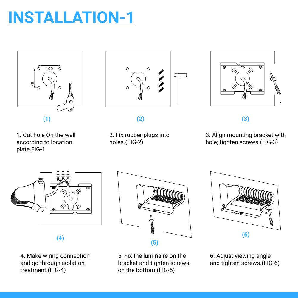 Outdoor Rotatable LED Wall Pack Light 40W 5700K 5400 Lumens, UL, DLC Listed, Bronze Finish, Waterproof Wall Light - LEDMyPlace