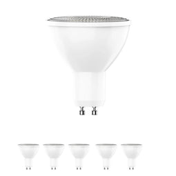 PAR16 LED Light Bulbs - 6.5 Watt GU10 base 3000K - 500 Lumens, Dimmable