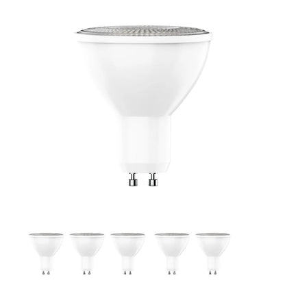 PAR16 LED Light Bulbs - 6.5 Watt GU10 base 3000K - 500 Lumens, Dimmable - LEDMyPlace