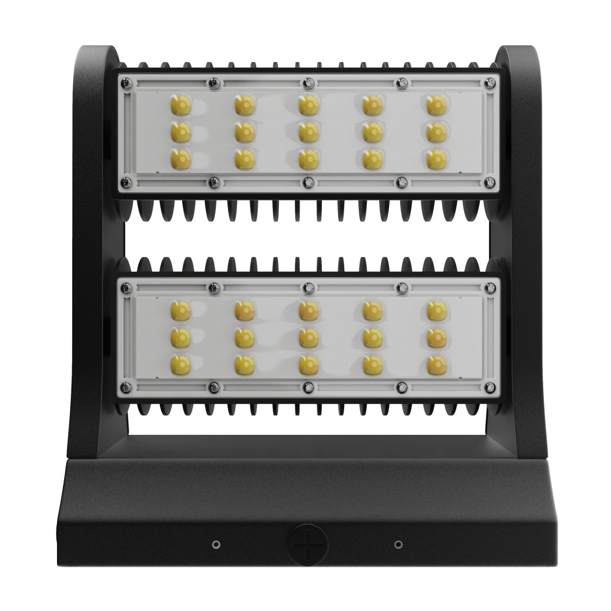 Rotatable LED Wall Pack Light 80W 5700K, 10800LM, Black, UL, DLC Premium, IP65, Adjustable Head Can be used as Up/Down Light, Outdoor Rotatable Wall Light - LEDMyPlace