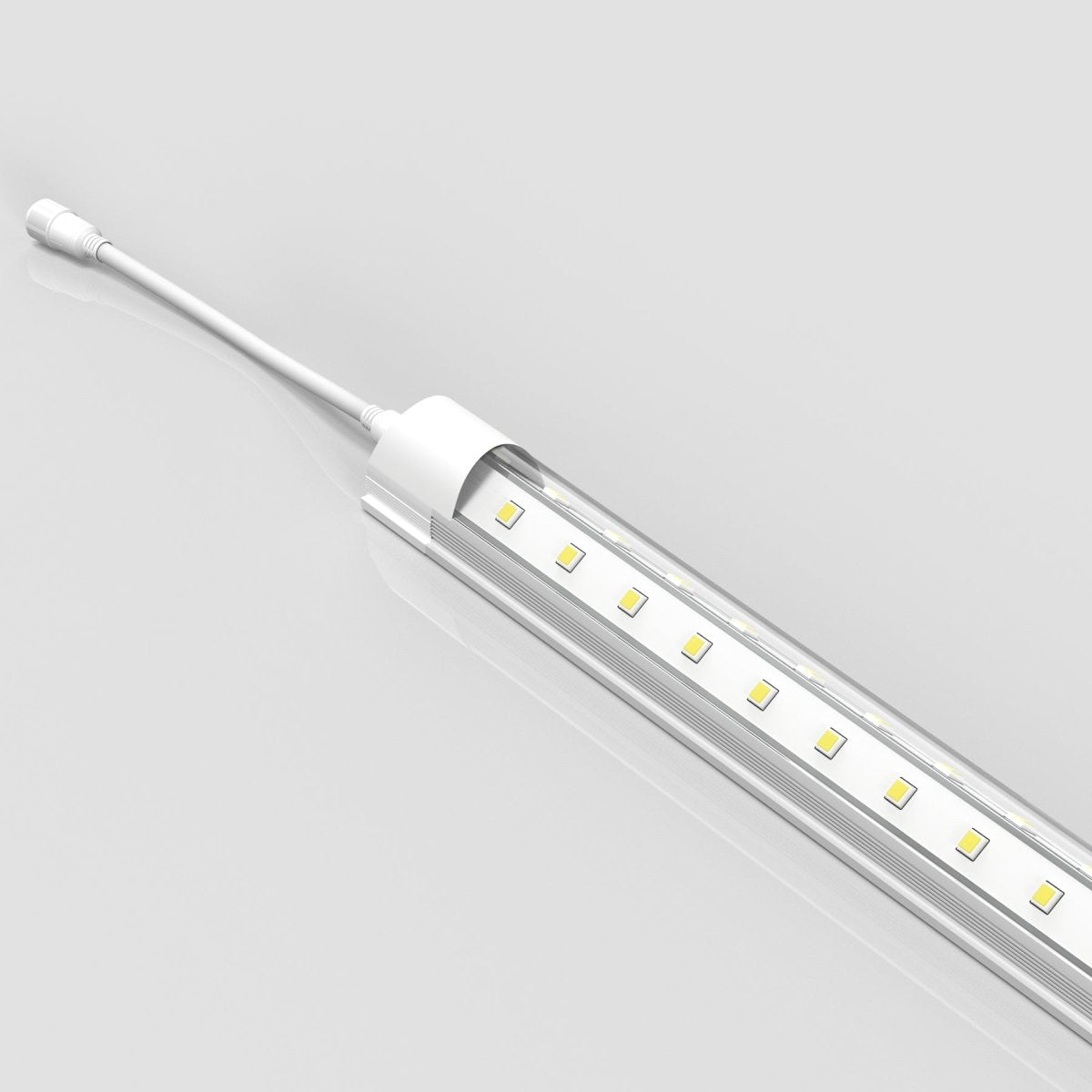 T8 LED Freezer/Cooler Tube Light - V Shape - 6ft 40W 5000k Clear 4800 Lumens Rebate Eligible, Walk - in Cooler Light - LEDMyPlace