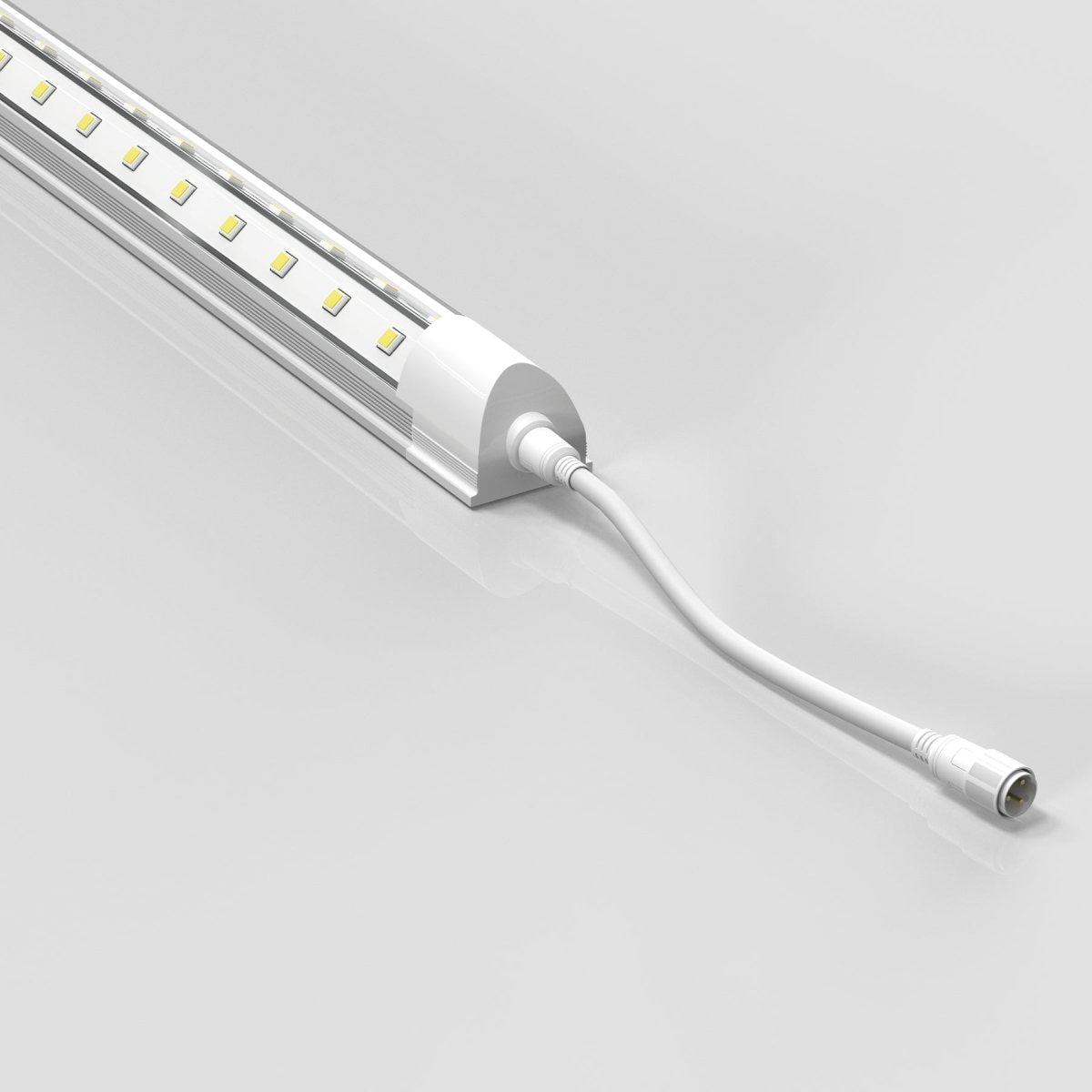 T8 LED Freezer/Cooler Tube Light - V Shape - 6ft 40W 5000k Clear 4800 Lumens Rebate Eligible, Walk - in Cooler Light - LEDMyPlace