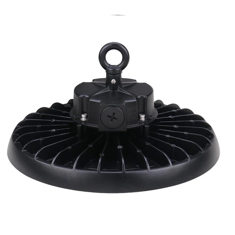 UFO LED High Bay Light 240W/220W/200W Wattage Adjustable, 4000K, 150 LM/W, DLC Premium 1 - 10V Dimmable, AC120 - 277V, Commercial LED Light for Barn Workshop Warehouse Gym Airport Lights - LEDMyPlace