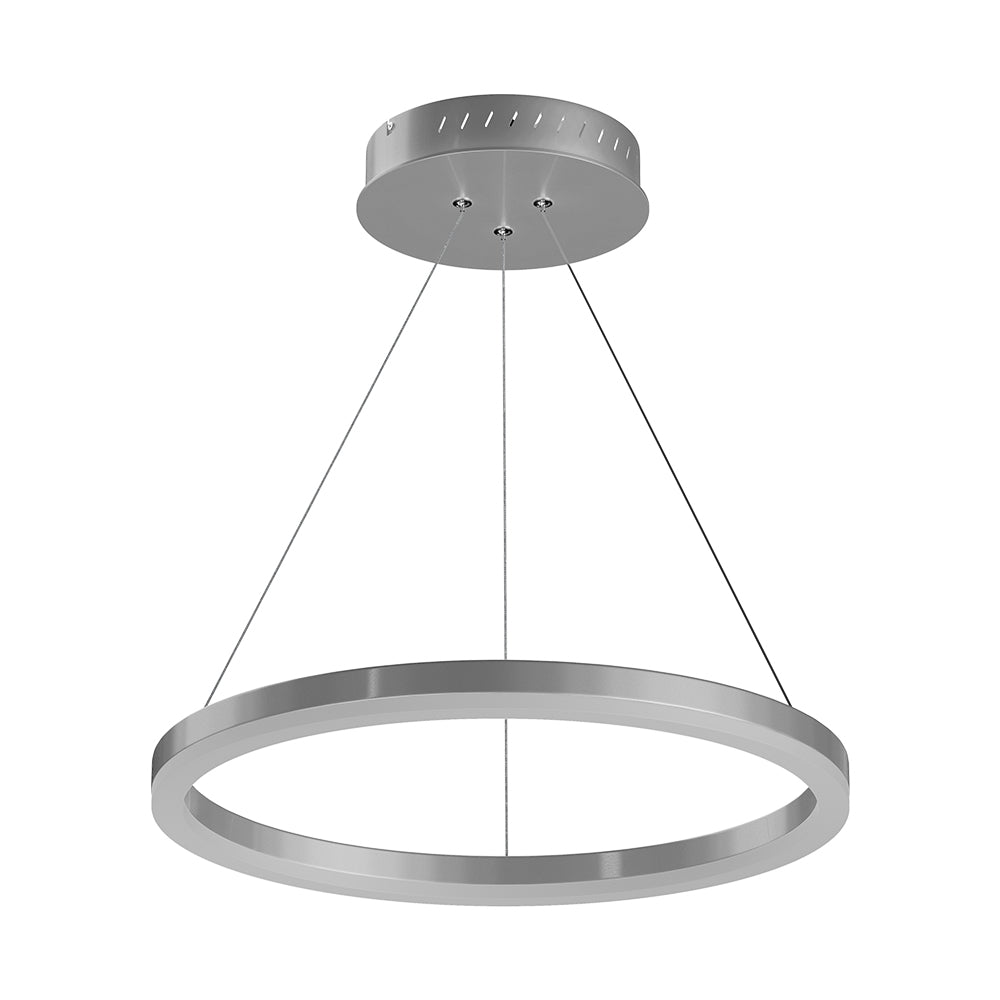 Arisha Modern Ring Metal/Silicon Pendant Light, 2/3/4 Rings