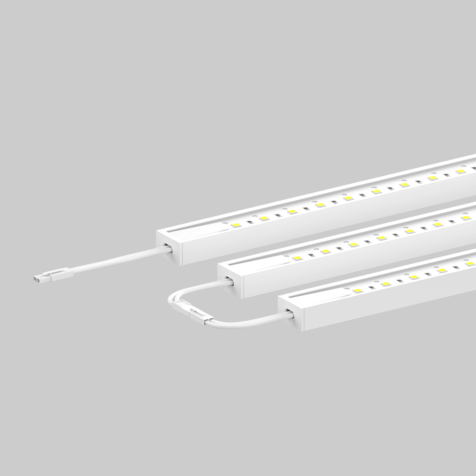 Under Cabinet LED Lighting Kit, Direct Plug-In, 12 Inch, Linkable LED Light  Bar, 3-Piece Kit, 3x3.6Watt 330 LM,White - Under Counter Lights for